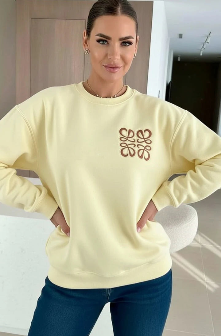 Spring Sweatshirts - Yellow