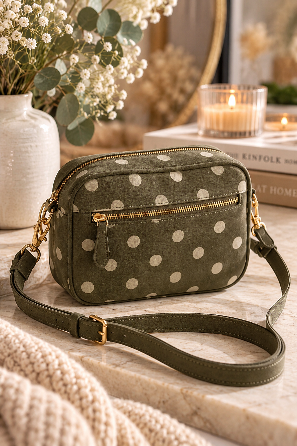 Polka Dot Crossbody Bags - 3 colours