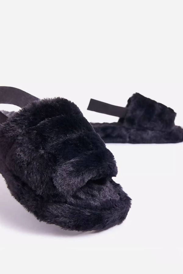 Slipper Mules - Black