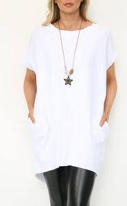 Necklace Pocket T Shirts - 7 colours