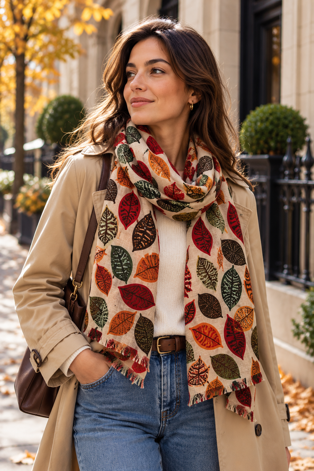 Autumn Leaves Scarves - 2 colours