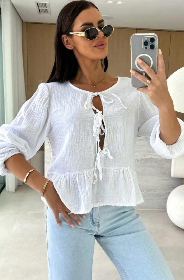 Cotton Blouse - Ivory