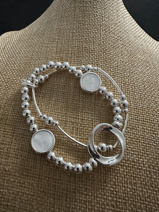 Circle Bracelet - Silver