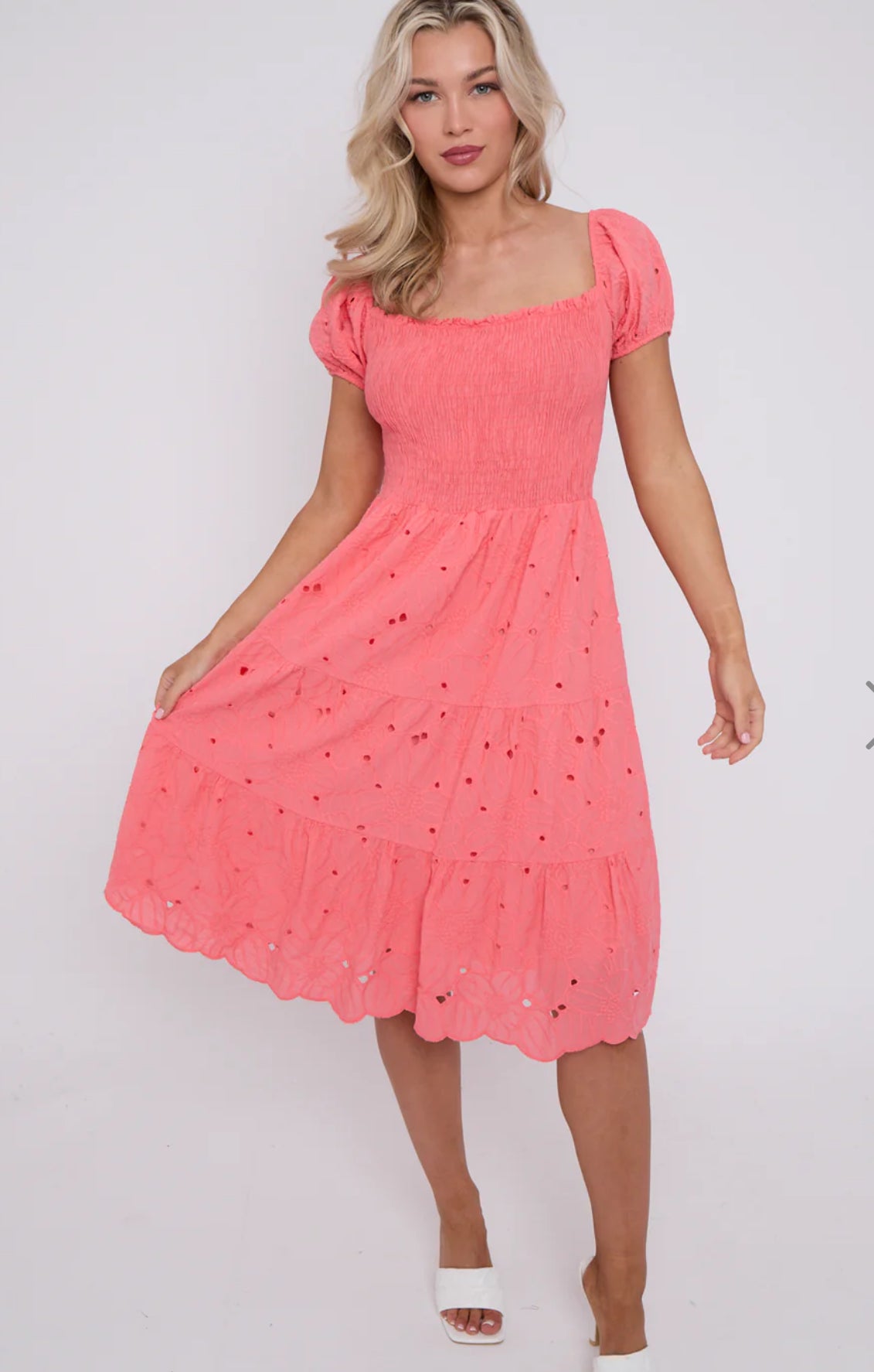 Broderie Summer Dresses - 2 colours