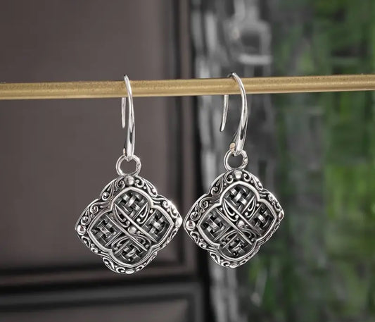 Vintage Earrings - Silver