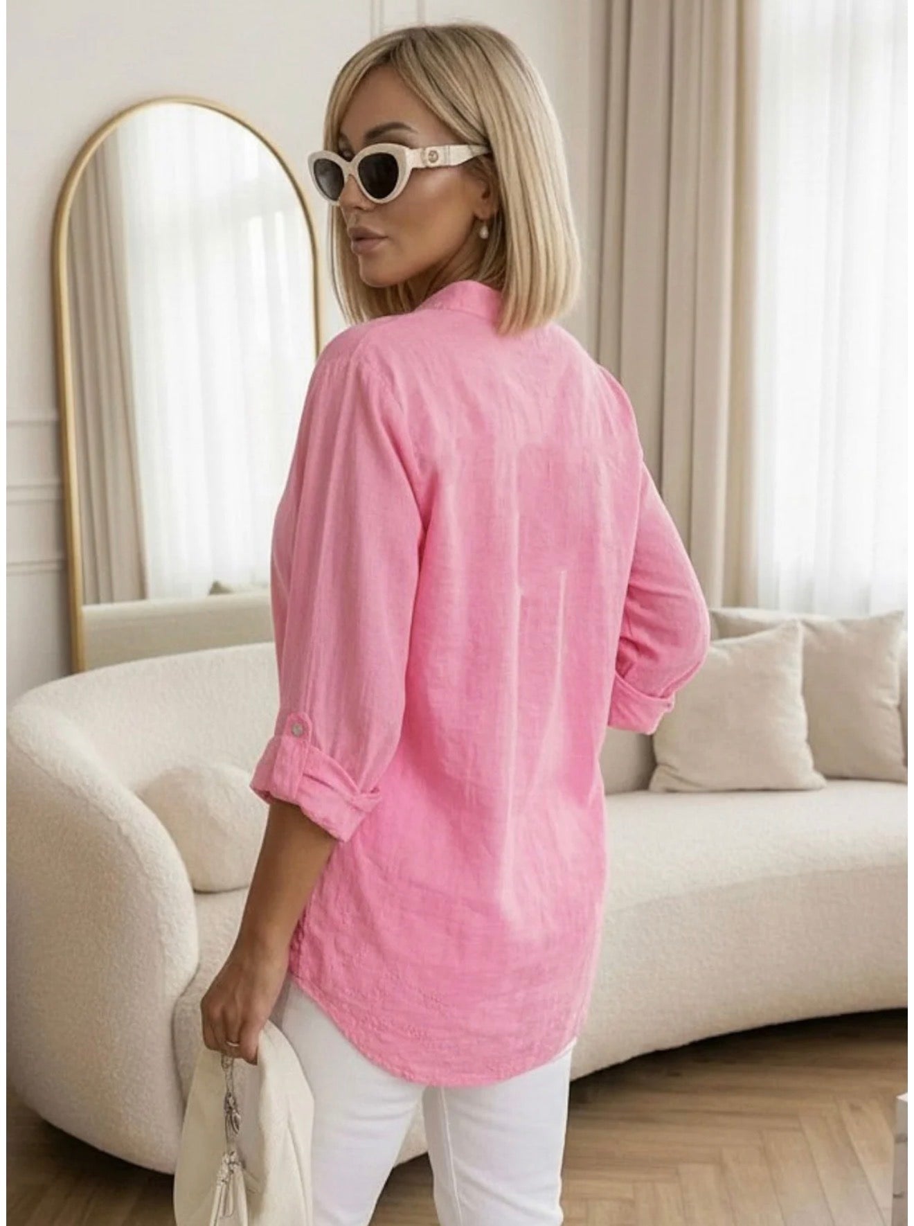 Embroidery Blouse - Pink