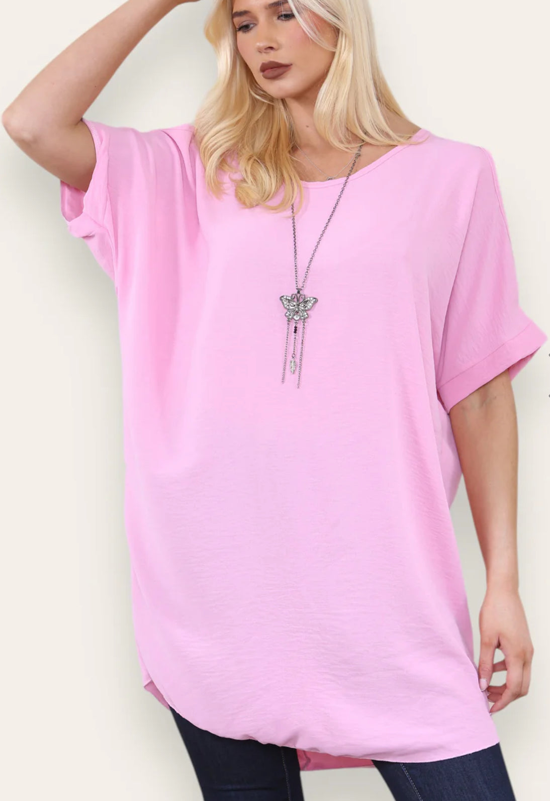 Cold Shoulder Necklace Tees - 3 colours