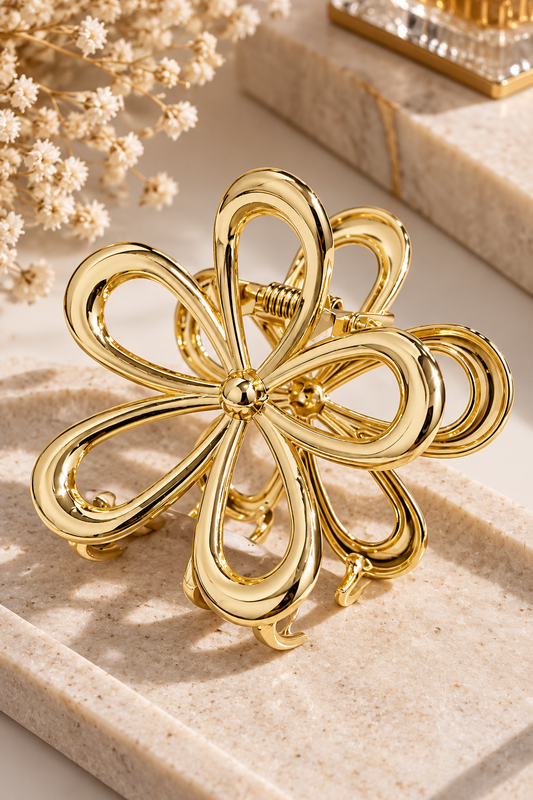 Flower Hair Clips - 2 colours