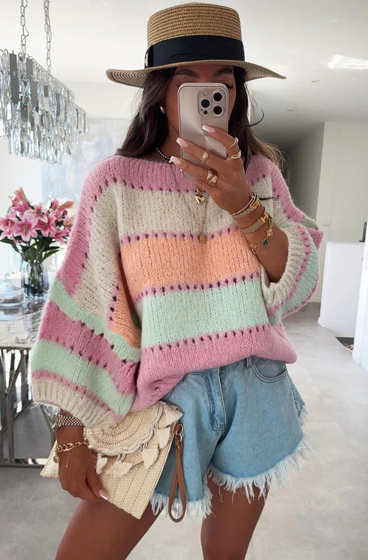 Light Rainbow Knit - Multi