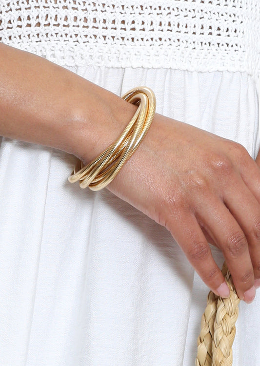 Twister Bracelet - Gold