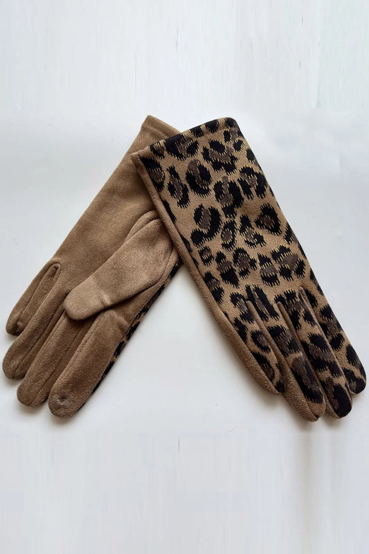 Leopard Print Gloves - 2 colours