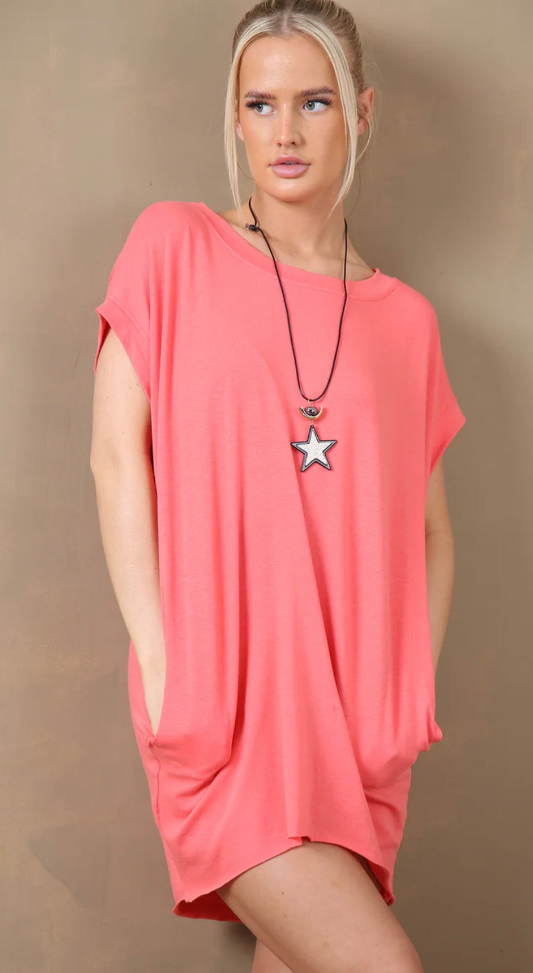 Necklace Pocket T Shirts - 7 colours