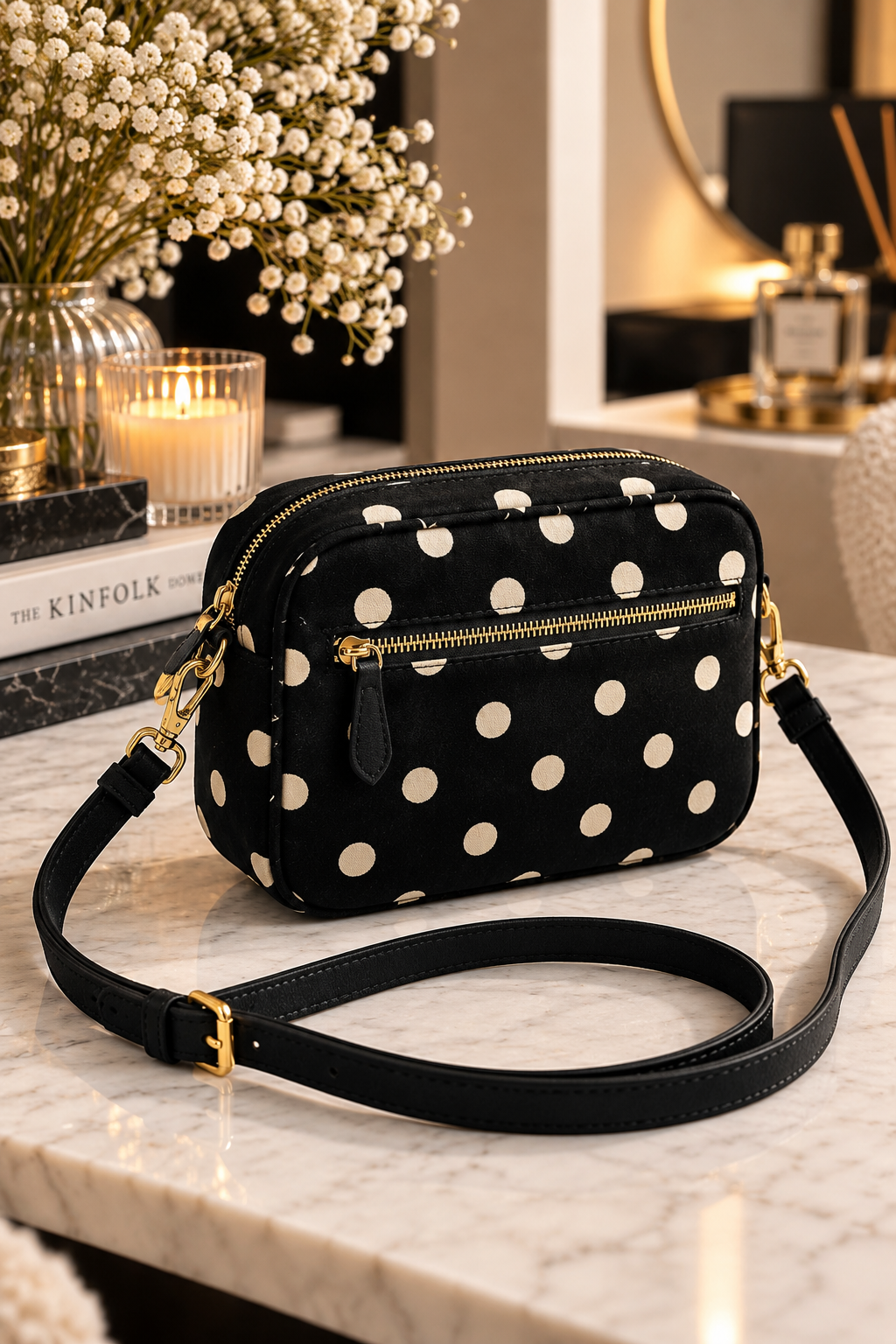 Polka Dot Crossbody Bags - 3 colours