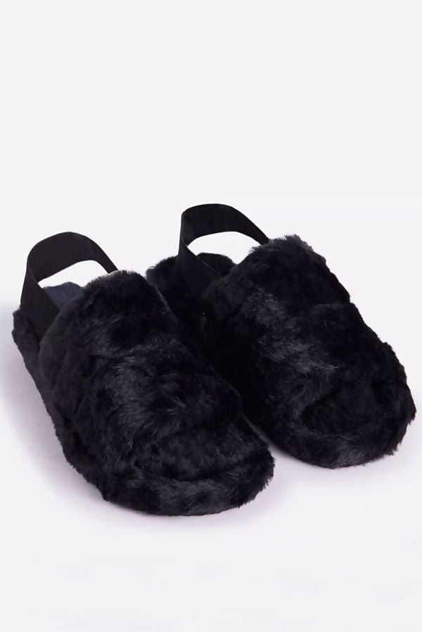 Slipper Mules - Black