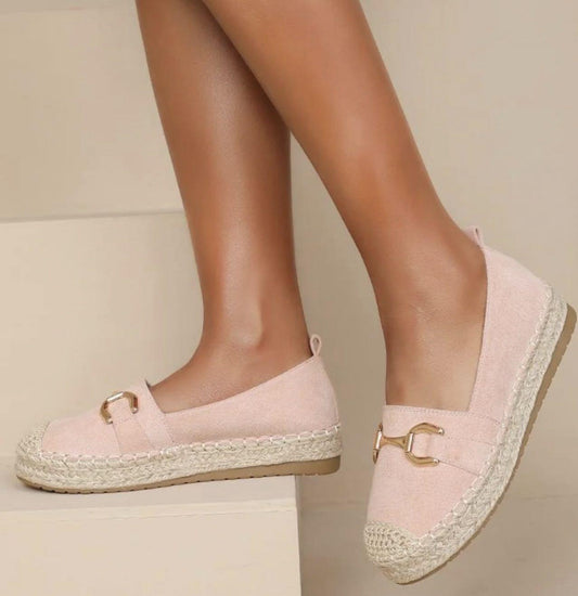 Espadrille Mules - Pink