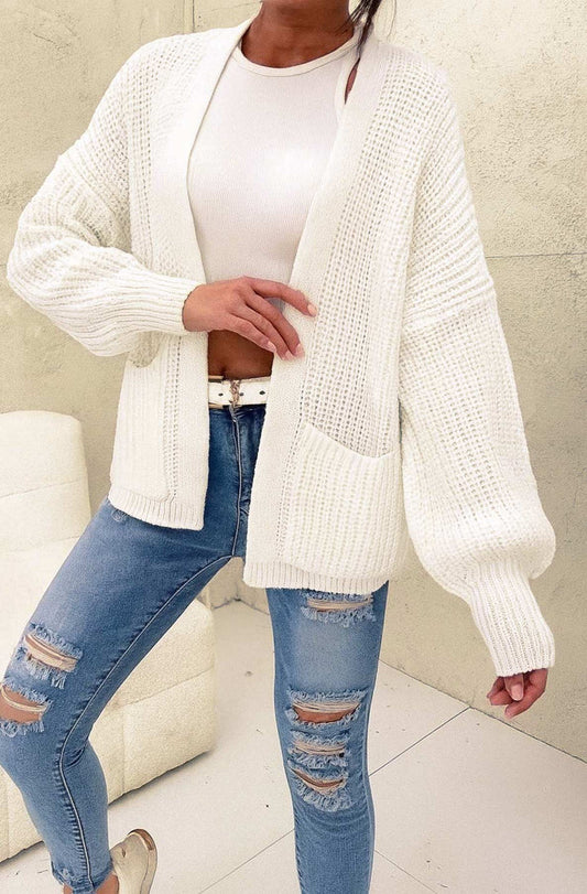 Pocket Cardigans - Ivory