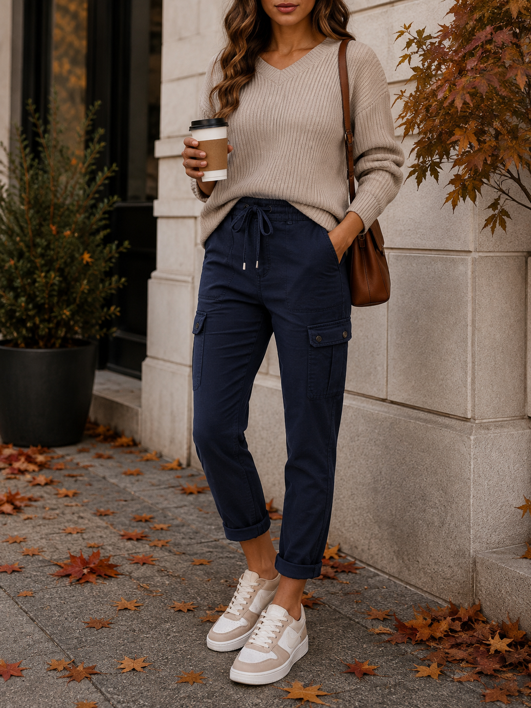 ‘Magic’ Cargo Stretch Trousers - 5 colours