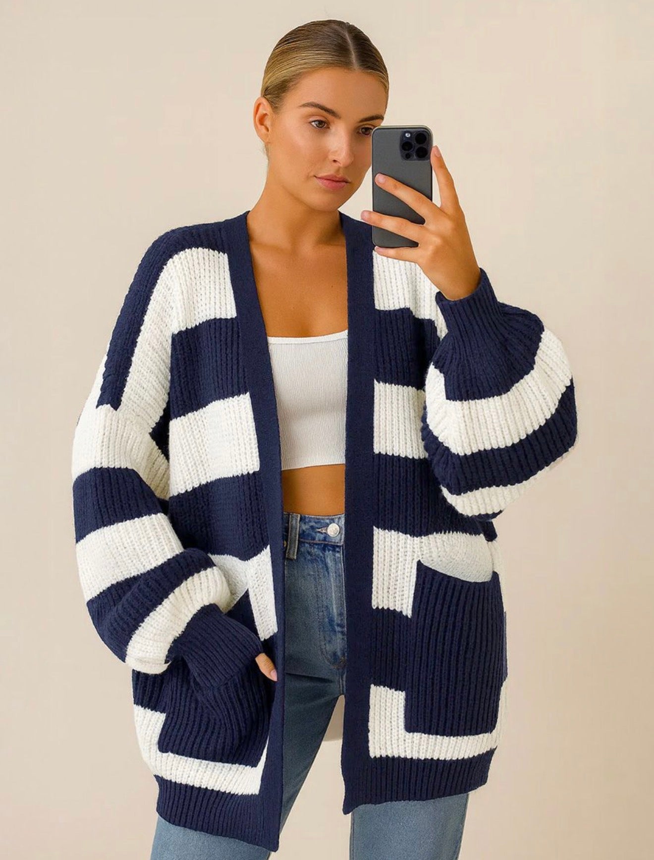 Nautical Cardigans - Navy