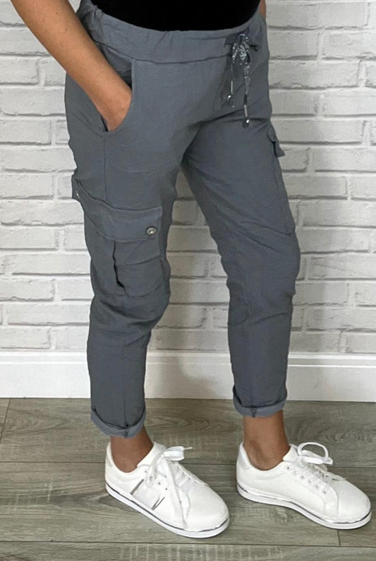 ‘Magic’ Cargo Stretch Trousers - 6 colours