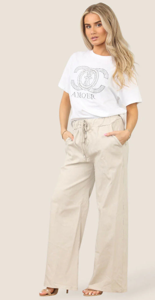 Wide Leg Magic Trousers - 4 colours