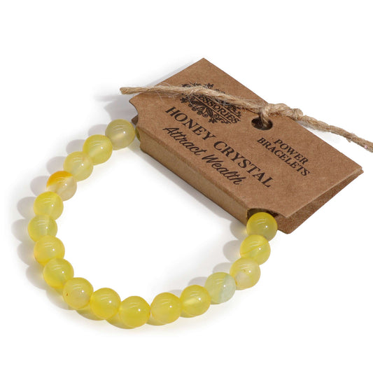 Power Bracelets - Honey Crystal (Attract Wealth)