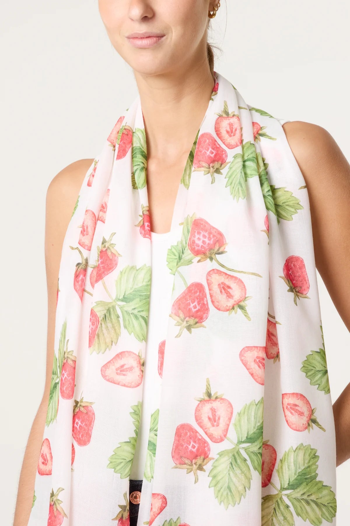 Spring Scarves - Stawberry