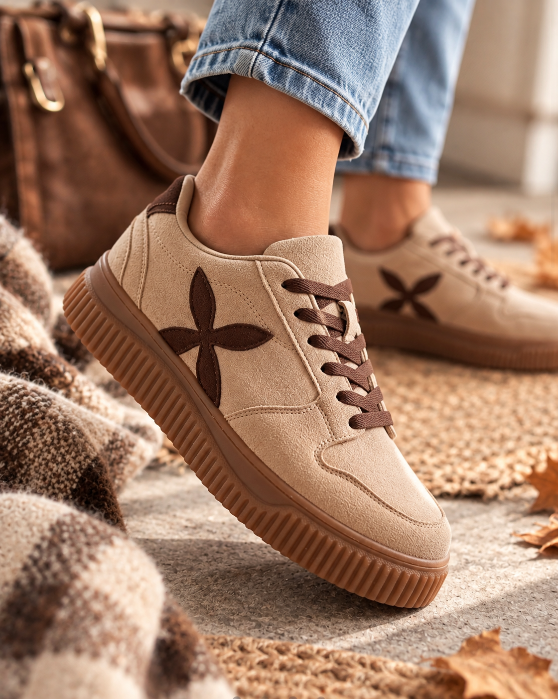 Florence Trainers - Beige