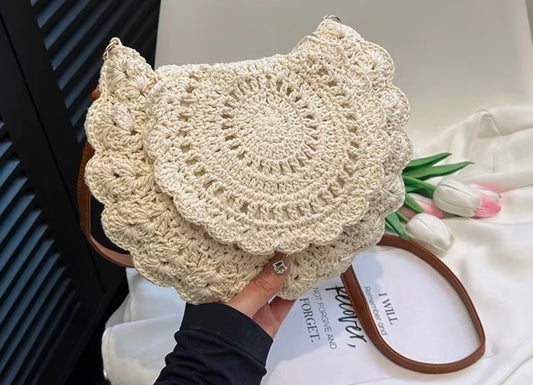 Crochet Shoulder Bags - 2 colours