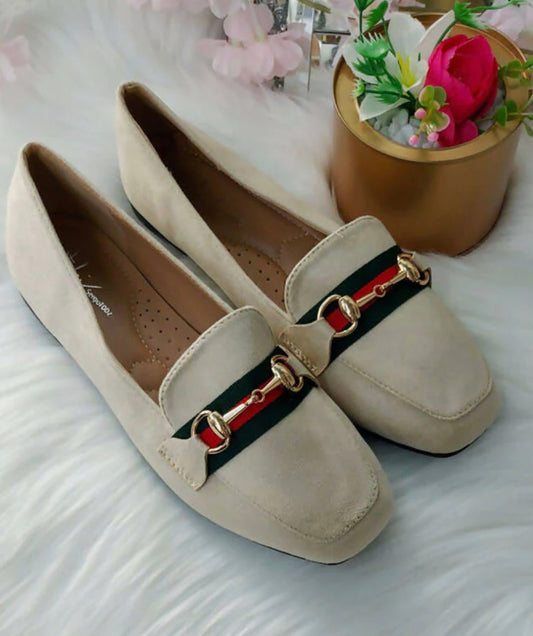 Inspired Loafers - Beige