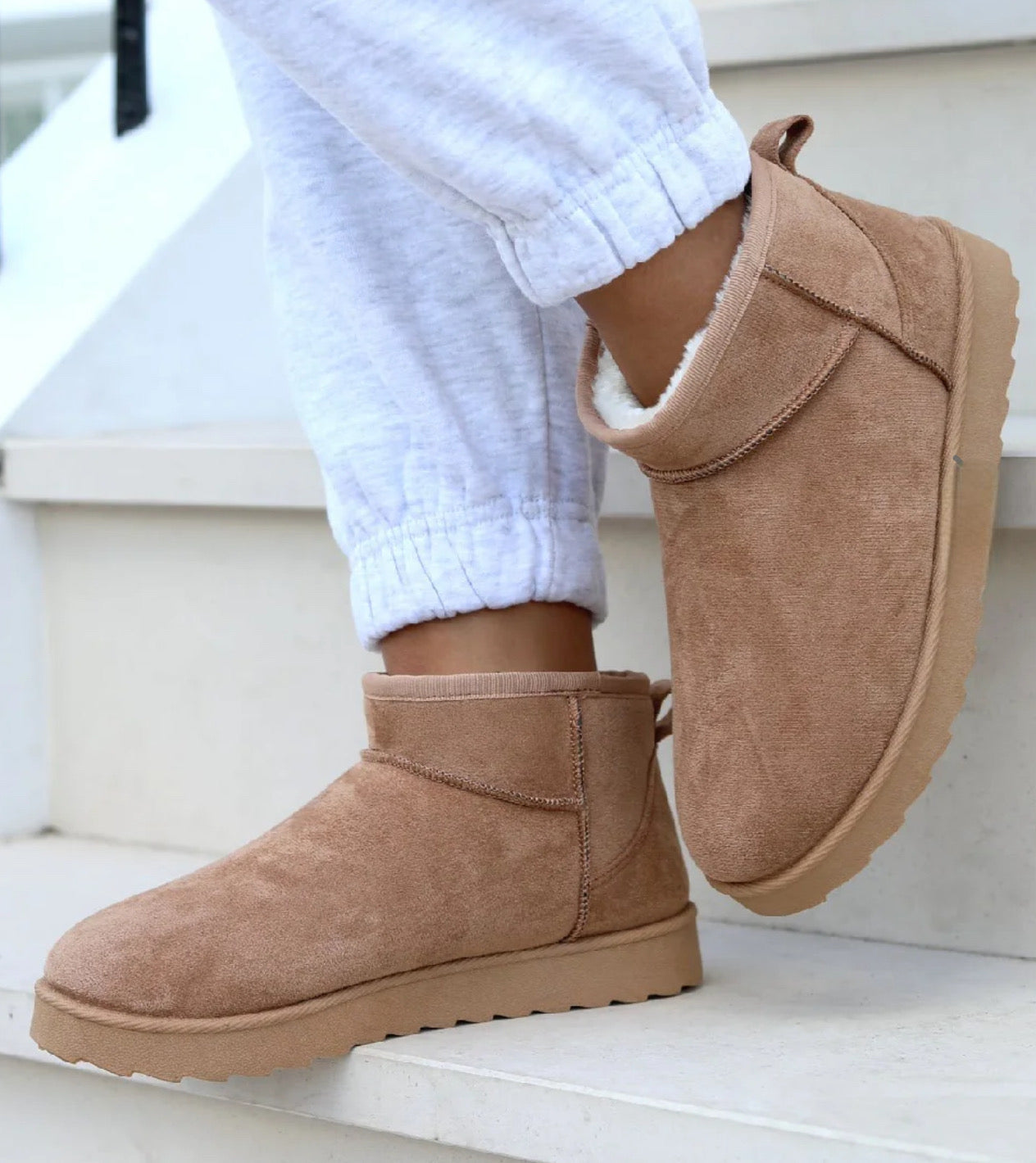 Mini Ankle Boots - Camel