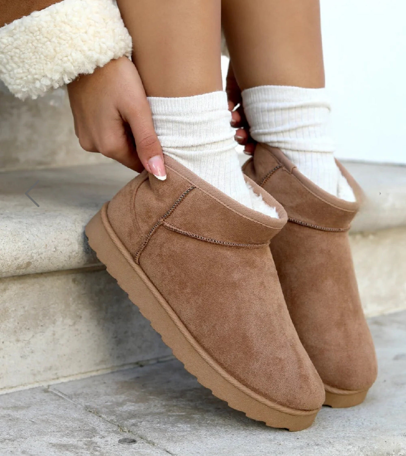 Mini Ankle Boots - Camel