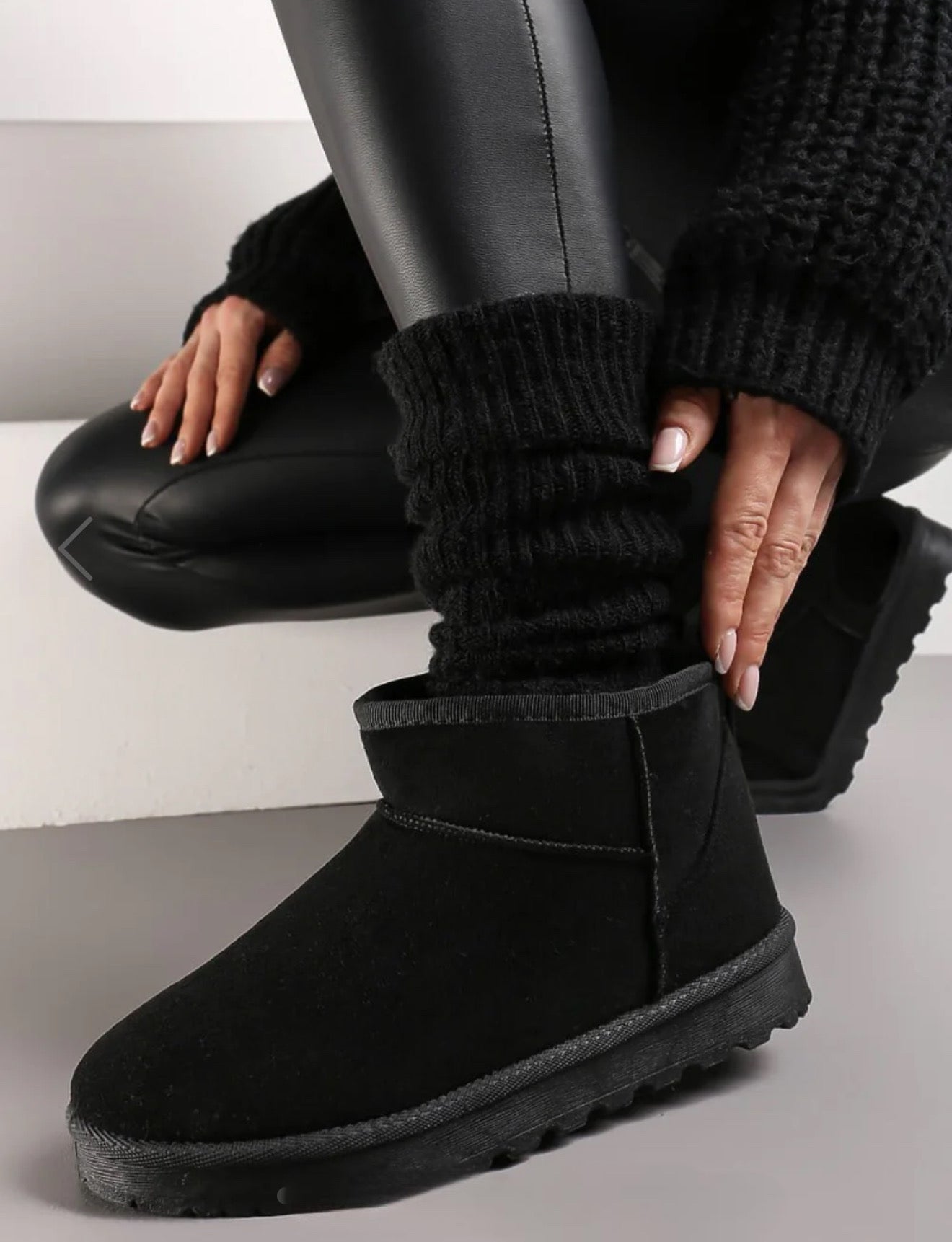 Mini Ankle Boots - Black