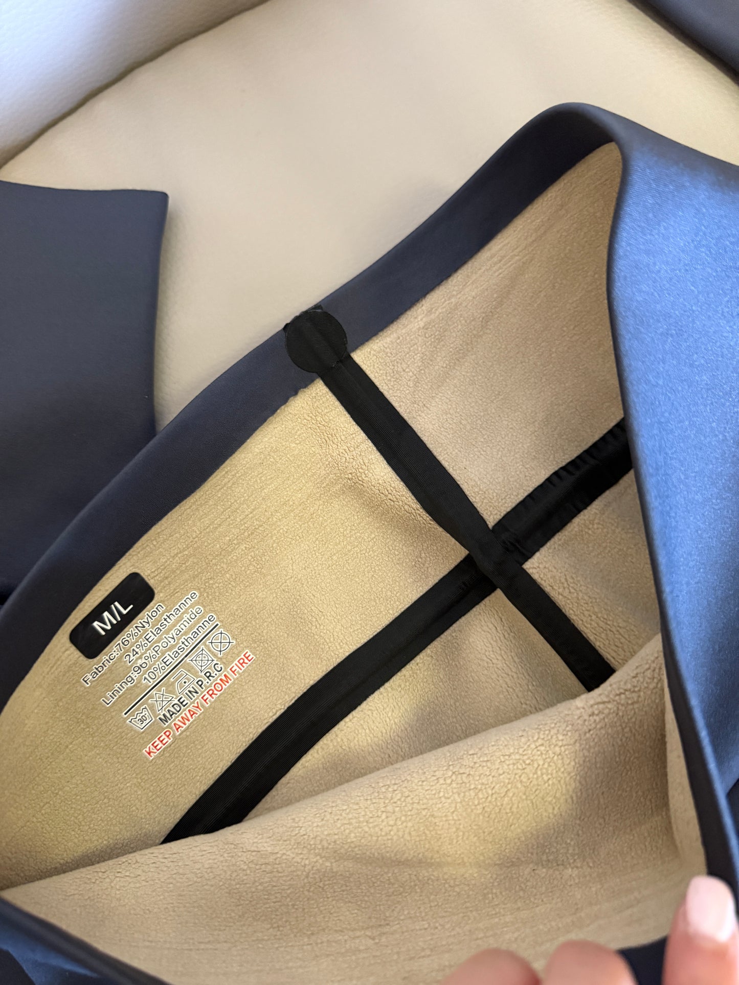 Thick Fleece Lined Leggings - Charcoal