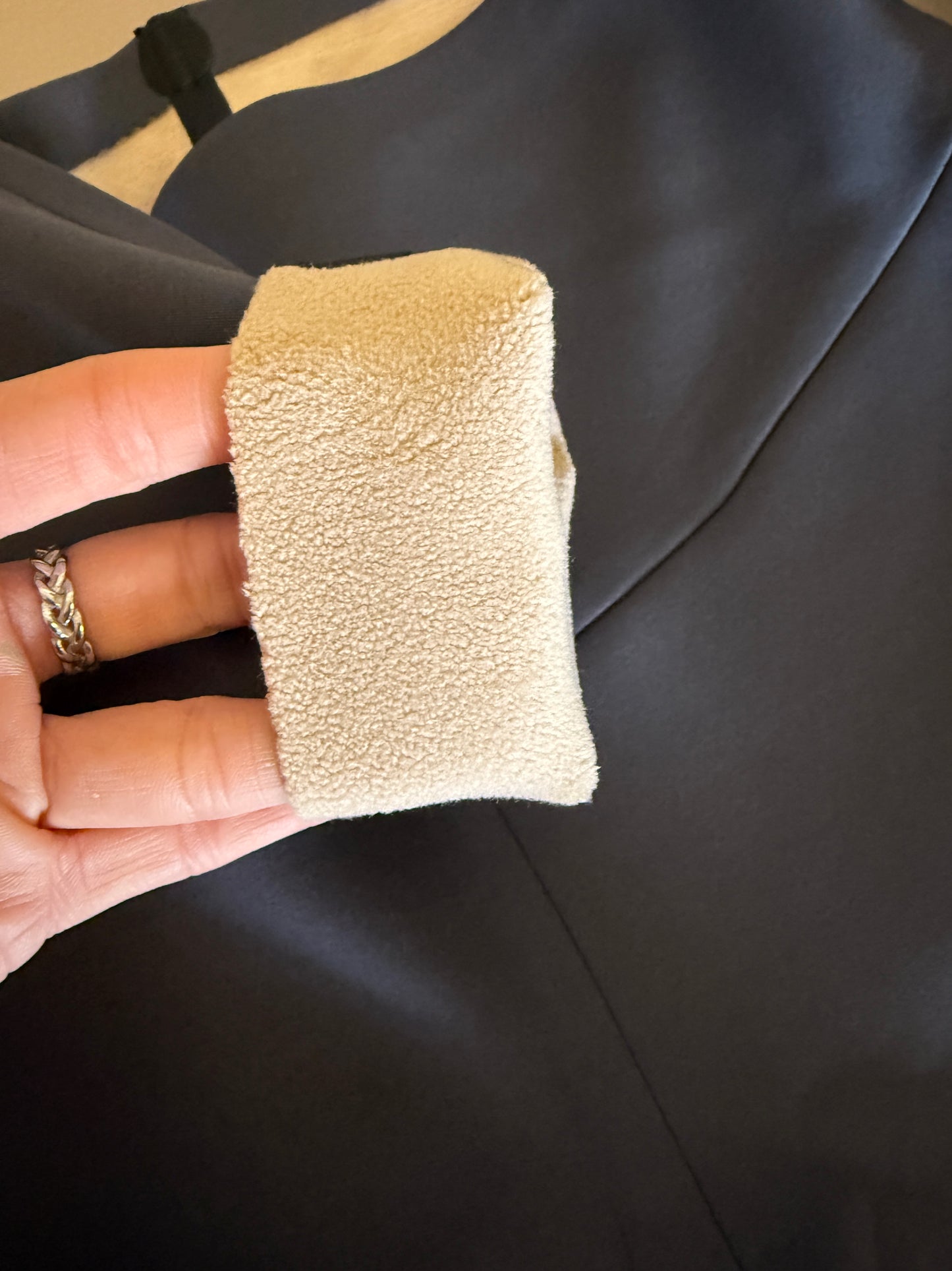 Thick Fleece Lined Leggings - Charcoal