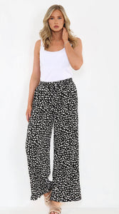 Printed Palazzo Trousers