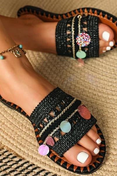 Boho Sandals - Black