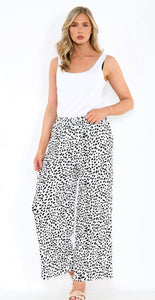 Printed Palazzo Trousers