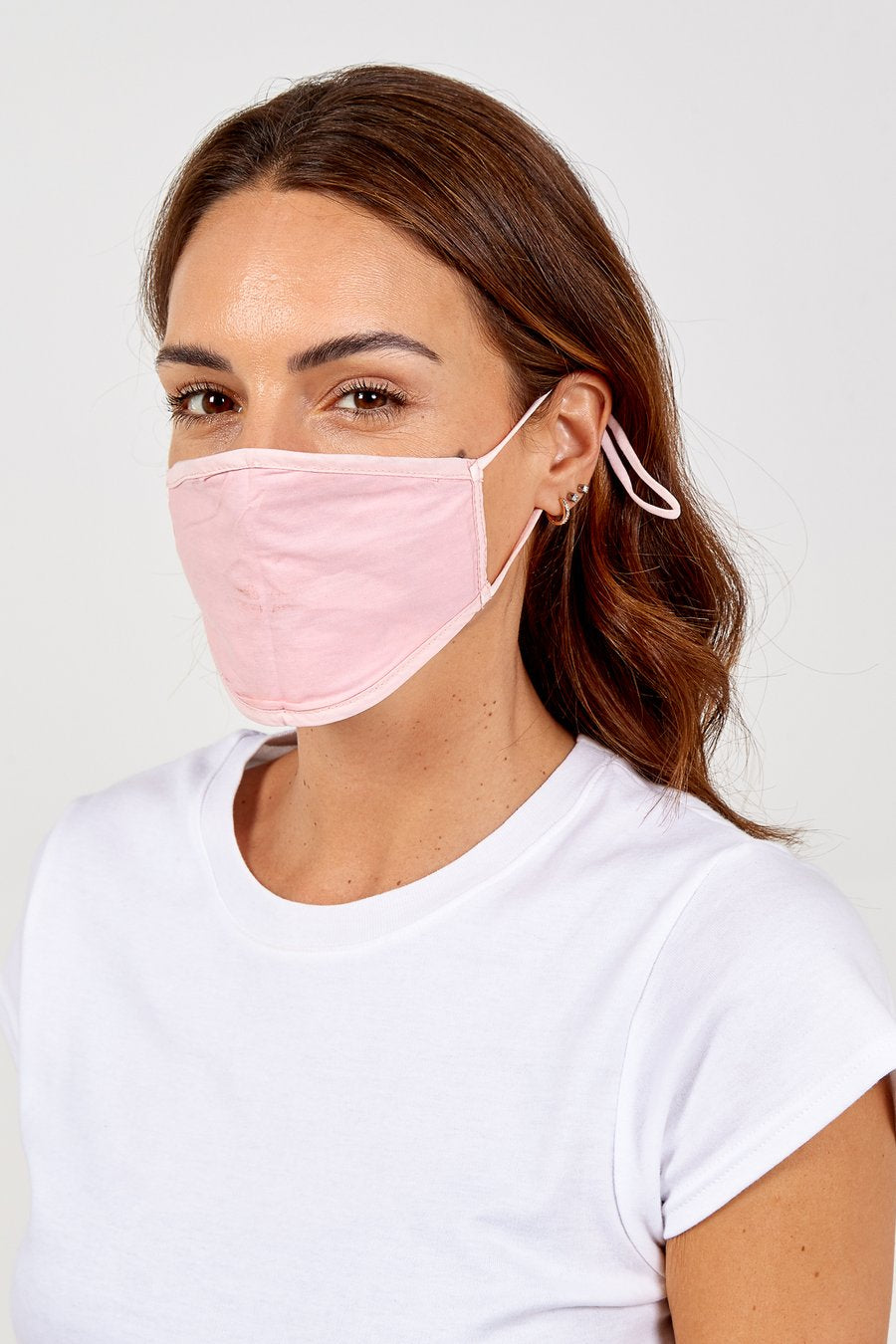 Pink Reversible Snakeprint Mask