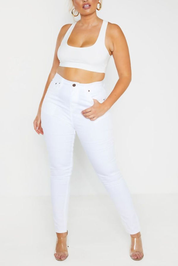 Curve Jeans - White