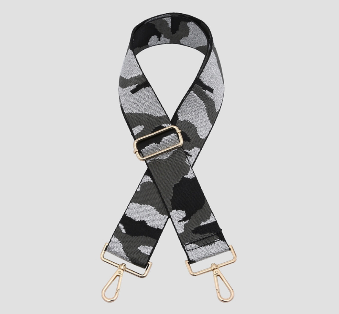 Camo Print Bag Straps - 2 colours