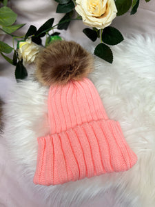 Pom Pom Hats - 4 colours