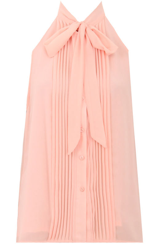 Louisa Pleated Pussybow Blouses - 3 colours