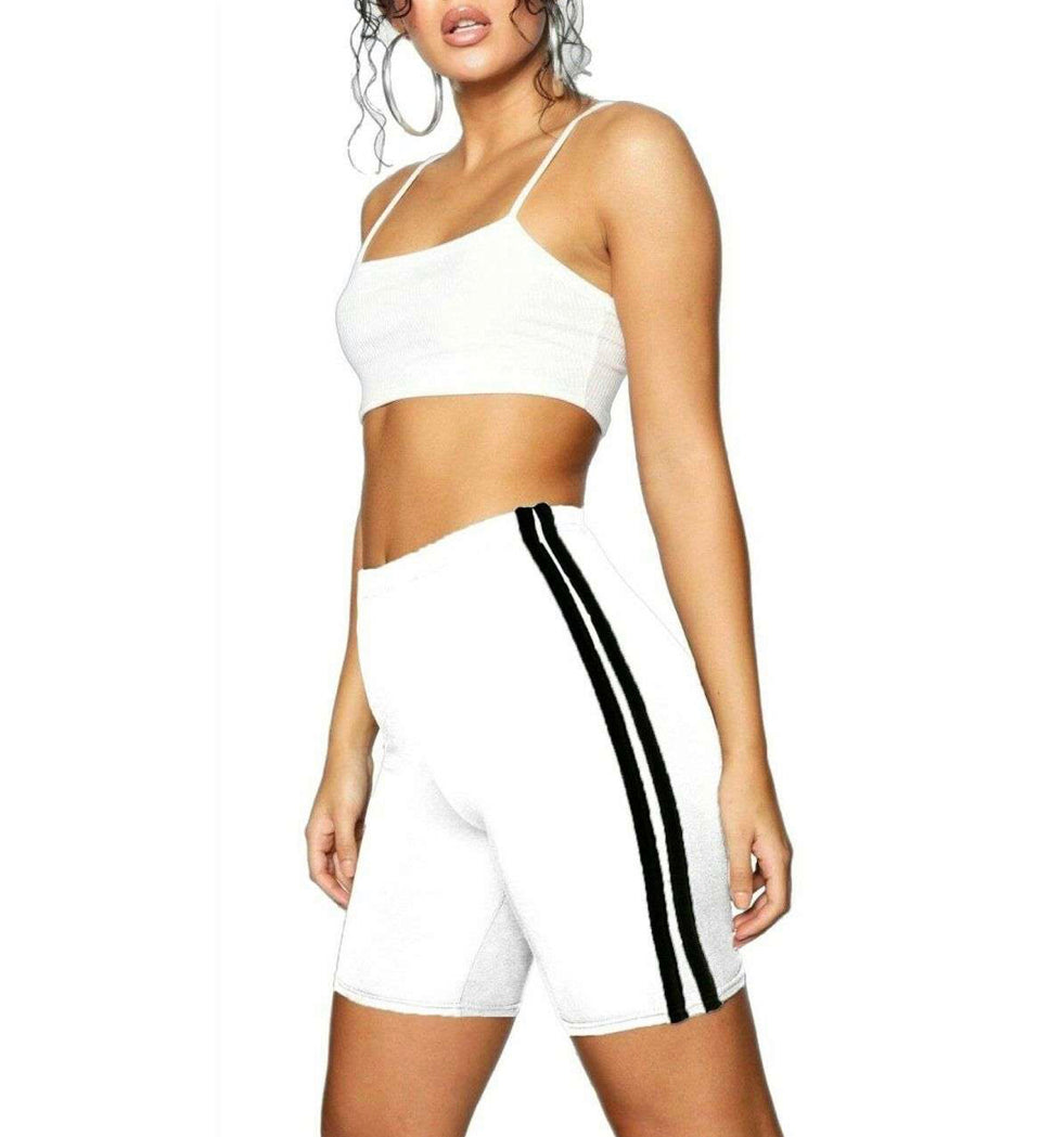 Stripe Cycle Shorts