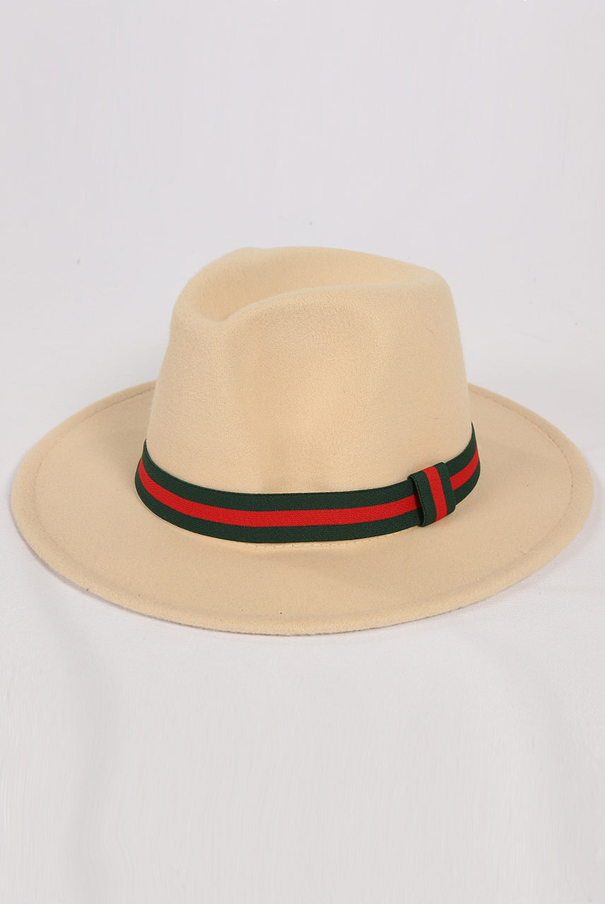 Fedora Inspired Hats - Beige