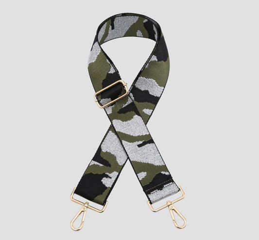 Camo Print Bag Straps - 2 colours