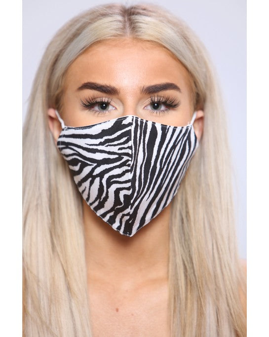 Zebra Print Mask