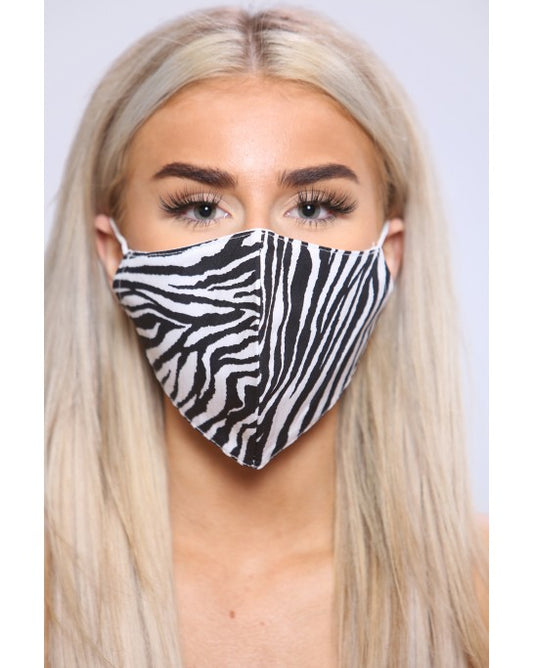 Zebra Print Mask