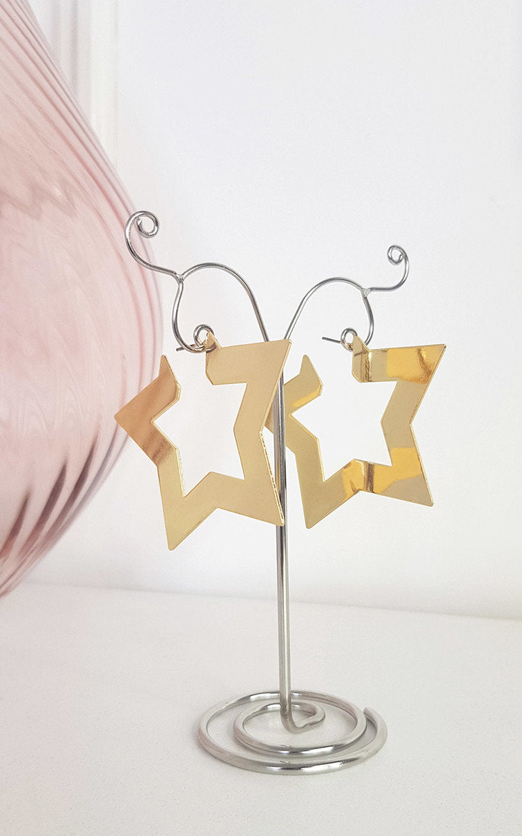 Star Earrings - Gold