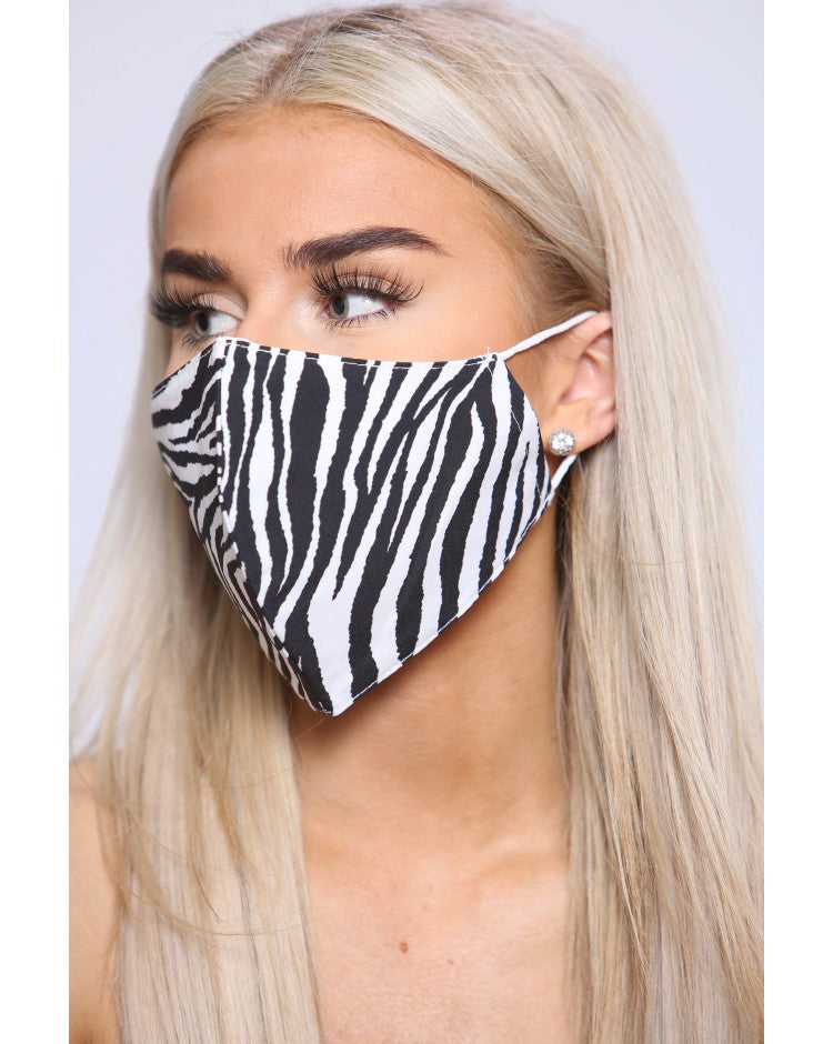 Zebra Print Mask