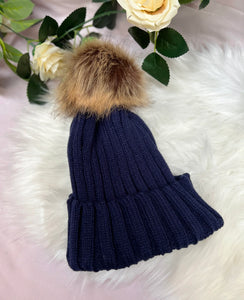 Pom Pom Hats - 4 colours